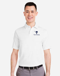 Load image into Gallery viewer, The Citadel, BRP Palm Tree, Under Armour Recycled Polo - White
