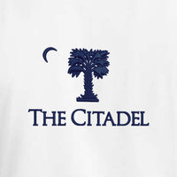 Load image into Gallery viewer, The Citadel, BRP Palm Tree, Under Armour Recycled Polo - White

