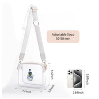 Load image into Gallery viewer, The Citadel, Spike, Crossbody Clear Bag for Concerts with Adjustable Strap
