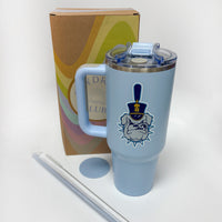 Load image into Gallery viewer, The Citadel, Spike, Carolina Blue Big Swig Tumbler - 40oz - Carolina Blue
