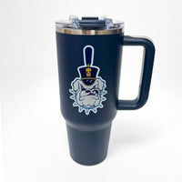 Load image into Gallery viewer, The Citadel, Spike, Navy Big Swig Tumbler - 40oz
