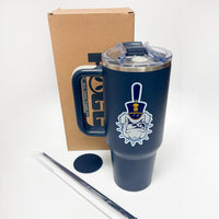 Load image into Gallery viewer, The Citadel, Spike, Navy Big Swig Tumbler - 40oz
