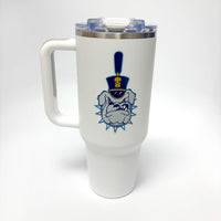 Load image into Gallery viewer, The Citadel, Spike, White Big Swig Tumbler - 40oz 

