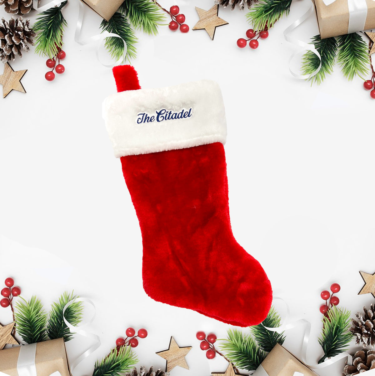 The Citadel, Limited Edition Plush Embroidered Christmas Stocking