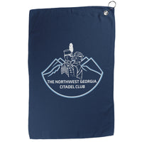 Load image into Gallery viewer, The Citadel, Alumni Club, The Northwest Georgia, Waffle Golf Towel
