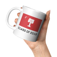 Load image into Gallery viewer, The Citadel, Big Red Flag, Class of 2019 White Mug - 11oz
