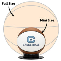 Load image into Gallery viewer, The Citadel Block C Logo, Sports Basketball: Mini
