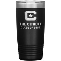 Load image into Gallery viewer, The Citadel C, Class of 1989, Insulated Tumbler - 20oz
