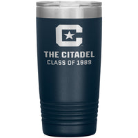 Load image into Gallery viewer, The Citadel C, Class of 1989, Insulated Tumbler - 20oz
