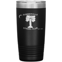 Load image into Gallery viewer, The Citadel, Citadel Club, Summerville, 20oz Insulated Tumbler -  Black
