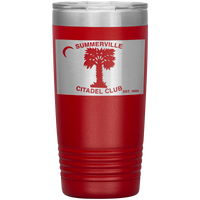 Load image into Gallery viewer, The Citadel, Citadel Club, Summerville, 20oz Insulated Tumbler - Red

