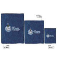 Load image into Gallery viewer, The Citadel, Class Of 1973 Customized, Vintage Spike logo, Navy Blanket

