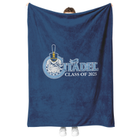 Load image into Gallery viewer, The_Citadel_Class_Of_2025_Vintage_Spik_V_Blanket_Model_Mockup.png
