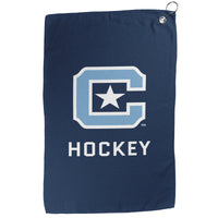 Load image into Gallery viewer, The Citadel, Club Sports Hockey, Double Sided Golf Towel

