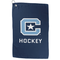 Load image into Gallery viewer, The Citadel, Club Sports Hockey, Double Sided Golf Towel
