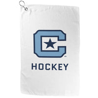 Load image into Gallery viewer, The Citadel, Club Sports Hockey, Double Sided Golf Towel
