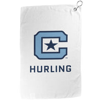 Load image into Gallery viewer, The Citadel, Club Sports Hurling, Double Sided Golf Towel
