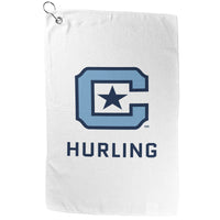 Load image into Gallery viewer, The Citadel, Club Sports Hurling, Double Sided Golf Towel
