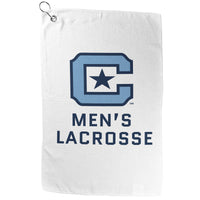 Load image into Gallery viewer, The Citadel, Club Sports Men&#39;s Lacrosse, Double Sided Golf Towel
