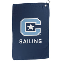 Load image into Gallery viewer, The Citadel, Club Sports Sailing, Double Sided Golf Towel

