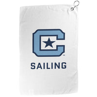 Load image into Gallery viewer, The Citadel, Club Sports Sailing, Double Sided Golf Towel
