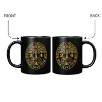 Load image into Gallery viewer, The Citadel, Customizable (Your Year) Ring Bezel Design, Black Mug-11oz
