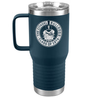 Load image into Gallery viewer, The Citadel, Spike, Class of 1974Travel Tumbler - 20oz-Navy
