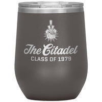 Load image into Gallery viewer, The Citadel Spike, Class of 1979, Wine Insulated Tumbler - 12oz
