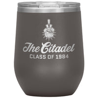 Load image into Gallery viewer, The Citadel Spike, Class of 1984, Wine Insulated Tumbler - 12oz
