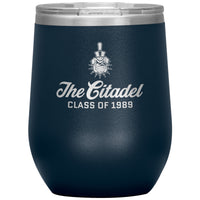 Load image into Gallery viewer, The Citadel Spike, Class of 1989, Wine Insulated Tumbler - 12oz
