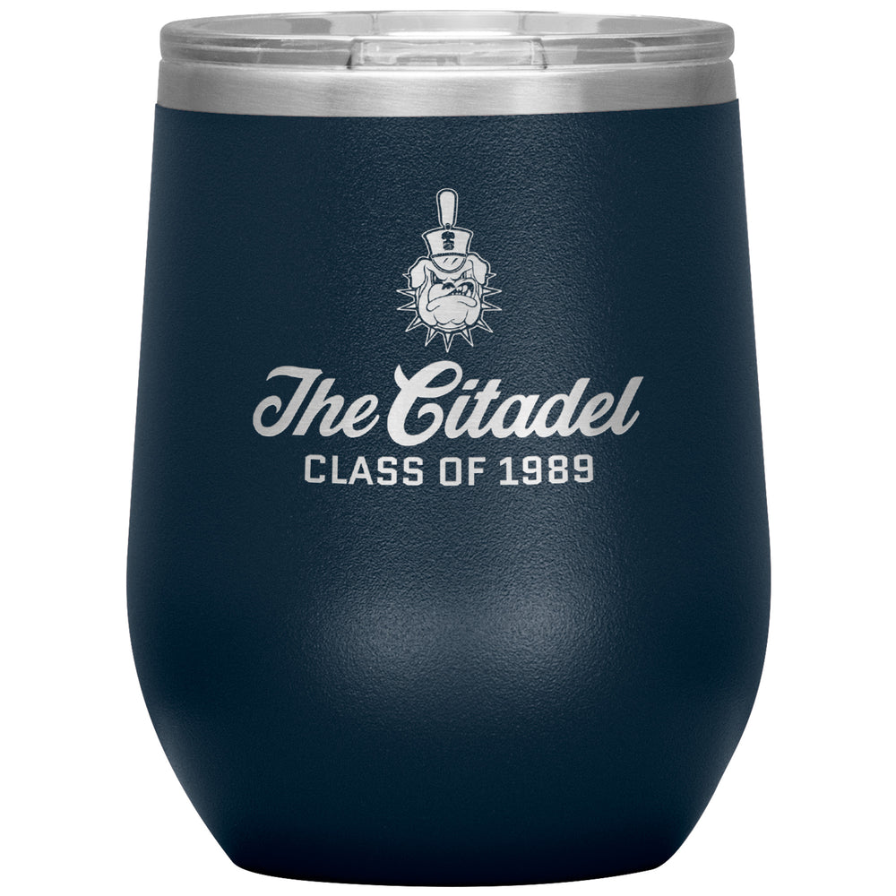 The Citadel Spike, Class of 1989, Wine Insulated Tumbler - 12oz