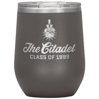Load image into Gallery viewer, The Citadel Spike, Class of 1999, Wine Insulated Tumbler - 12oz
