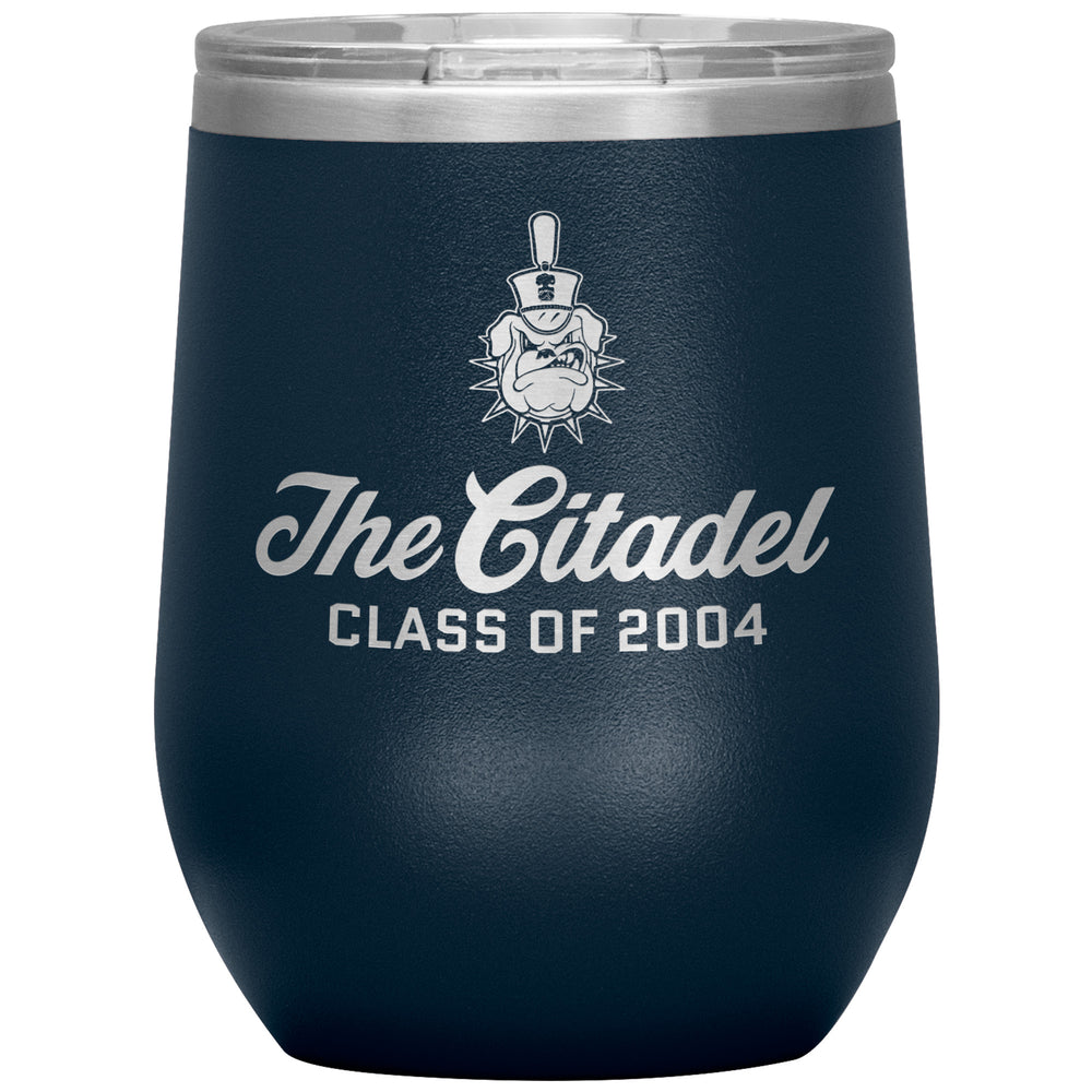 The Citadel Spike, Class of 2004, Wine Insulated Tumbler - 12oz