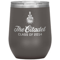 Load image into Gallery viewer, The Citadel Spike, Class of 2014, Wine Insulated Tumbler - 12oz
