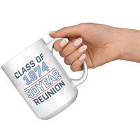 Load image into Gallery viewer, The Citadel Spike , Class of 1974 - 50 Year Reunion White Mug- 15oz

