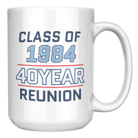 Load image into Gallery viewer, The Citadel Spike , Class of 1984 - 40 Year Reunion White Mug- 15oz
