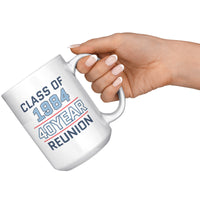 Load image into Gallery viewer, The Citadel Spike , Class of 1984 - 40 Year Reunion White Mug- 15oz
