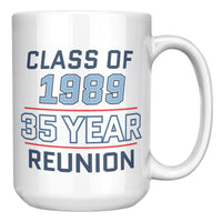 Load image into Gallery viewer, The Citadel Spike , Class of 1989 - 35 Year Reunion White Mug- 15oz
