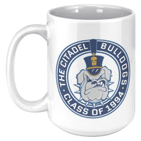 Load image into Gallery viewer, The Citadel Spike , Class of 1994 - 30 Year Reunion White Mug- 15oz
