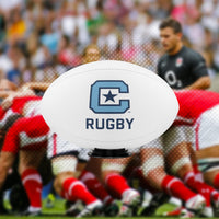 Load image into Gallery viewer, The Citadel Block C Logo, Sports Rugby Ball: Full Size
