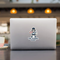 Load image into Gallery viewer, The Citadel, Club Sport - Rugby, Rugby Spike,  Sticker
