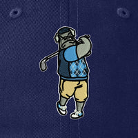 Load image into Gallery viewer, The Citadel, Spike the Golfer, Under Armour Team Chino Hat- Navy
