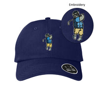Load image into Gallery viewer, The Citadel, Spike the Golfer, Under Armour Team Chino Hat- Navy
