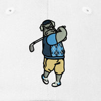 Load image into Gallery viewer, The Citadel, Spike the Golfer, Under Armour Team Chino Hat- White
