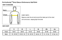 Load image into Gallery viewer, The Citadel C, Class Reunion 1989, Short Sleeve Performance Staff Shirt- Cloud Blue -  Size Chart
