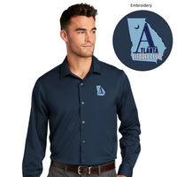 Load image into Gallery viewer, The Citadel, Atlanta Citadel Club Long Sleeve Stretch Shirt
