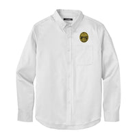 Load image into Gallery viewer, The Citadel, Ring Bezel, Class of 1975, Long Sleeve Twill Shirt - White

