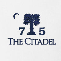 Load image into Gallery viewer, The Citadel, Big Red, Class of 1975, Long Sleeve Twill Shirt - White
