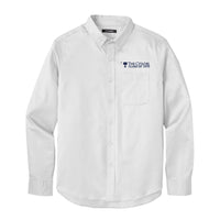 Load image into Gallery viewer, The Citadel, Big Red, Crescent, Class of 1975, Long Sleeve Twill Shirt-  white
