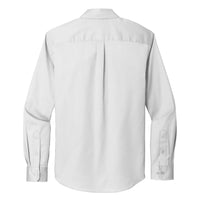 Load image into Gallery viewer, The Citadel, Big Red, Crescent, Class of 1975, Long Sleeve Twill Shirt-  white - back
